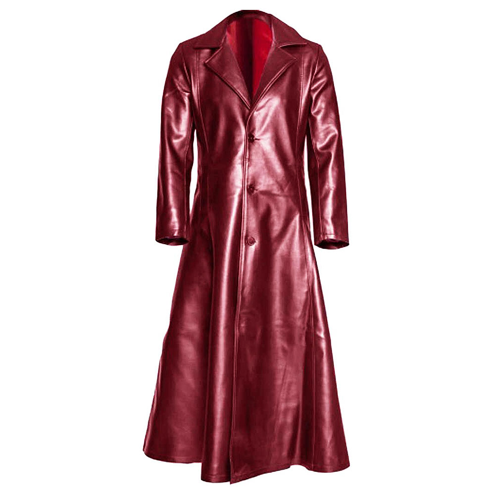 Leather Fashion Long Coat