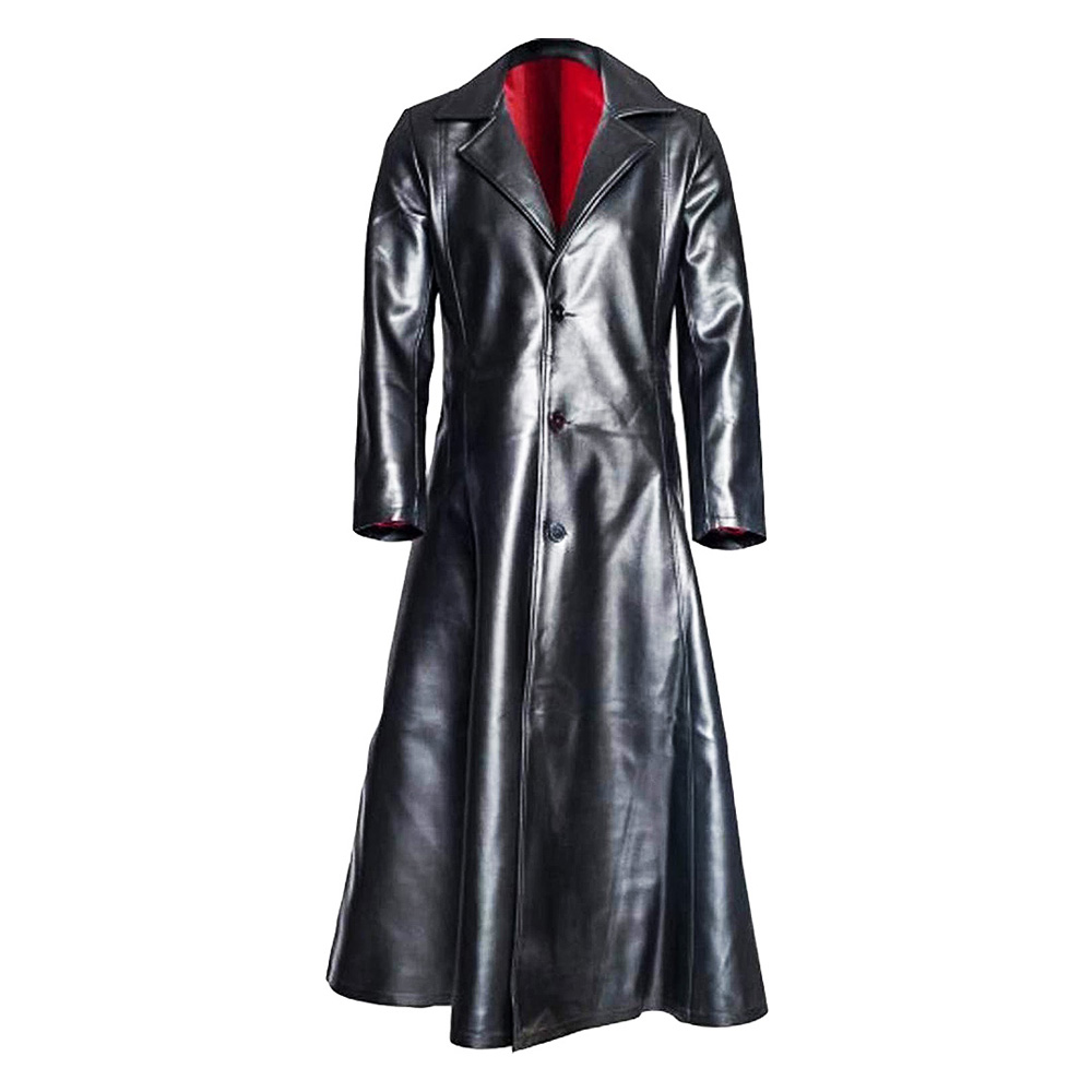 Leather Fashion Long Coat