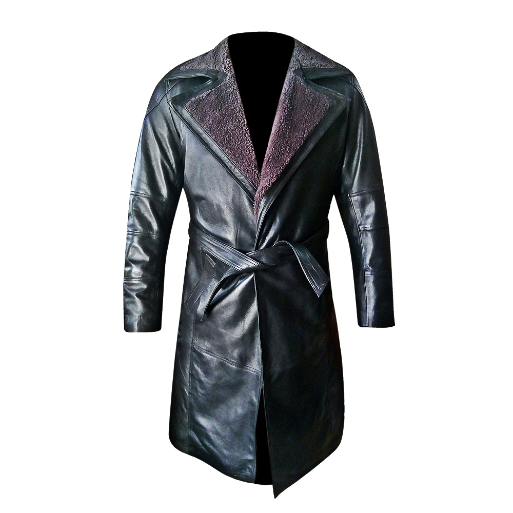 Leather Fashion Long Coat